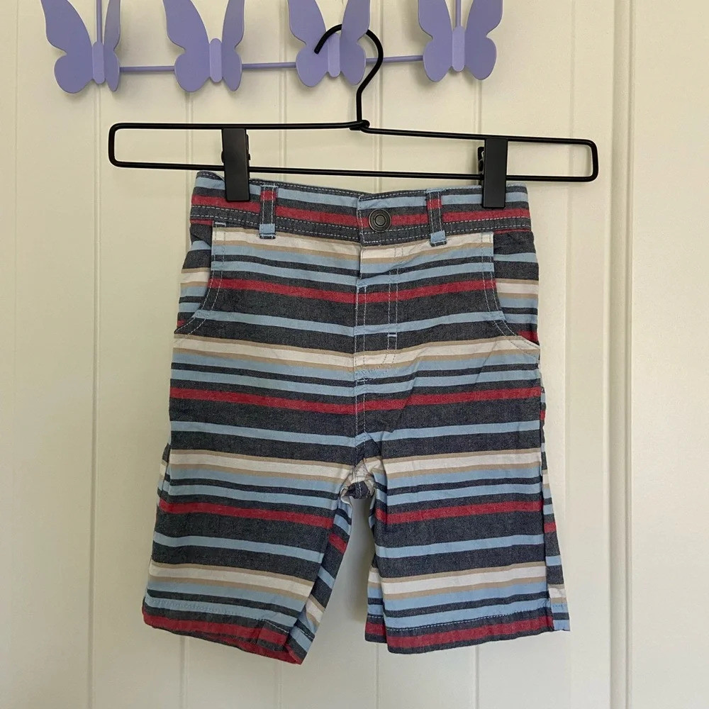 NWOT | Garanimals toddler boy’s striped pattern shorts — 4T